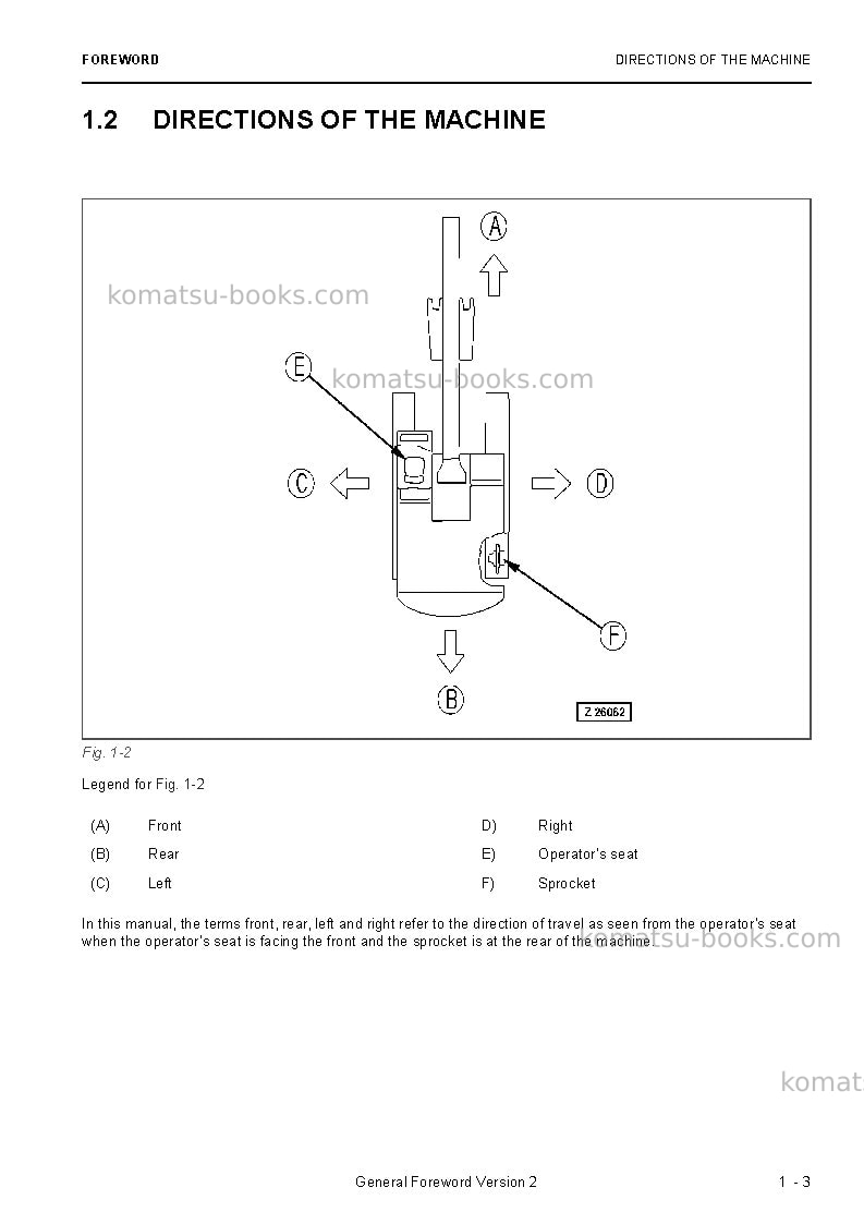 Komatsu pc4000-6deu Operation manual cover Page 5 Komatsu pc4000-6deu Operation manual cover Page 5