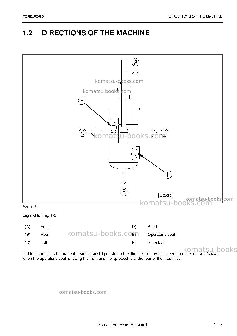 Komatsu pc4000-6deu Operation manual cover Page 5