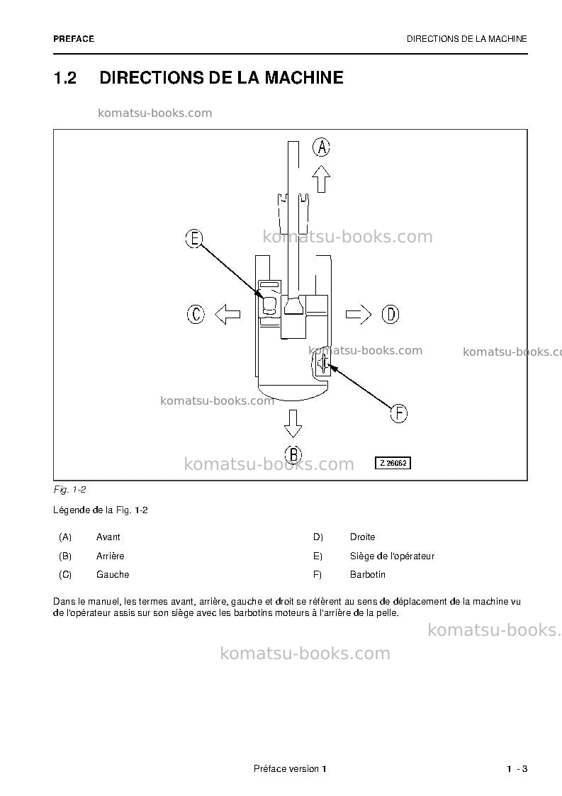 Komatsu pc4000-6deu Manuel d'utilisation couverture Page 5 Komatsu pc4000-6deu Manuel d'utilisation couverture Page 5