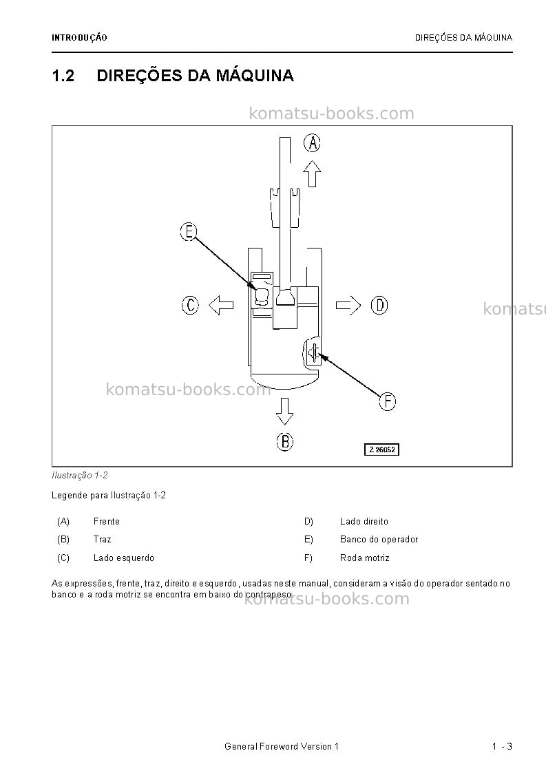 Komatsu pc4000e-6deu Manual de operação capa Página 5