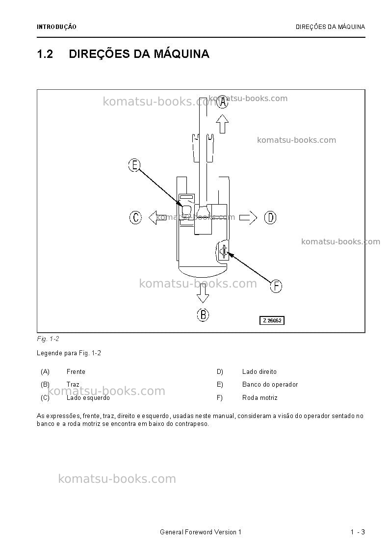Komatsu pc8000e-6deu Manual de operação capa Página 5 Komatsu pc8000e-6deu Manual de operação capa Página 5