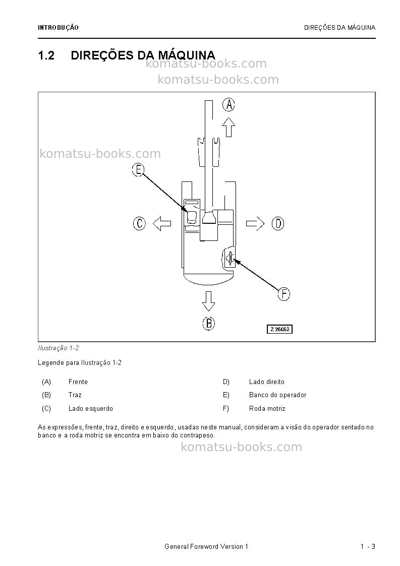 Komatsu pc8000e-6deu Manual de operação capa Página 5 Komatsu pc8000e-6deu Manual de operação capa Página 5
