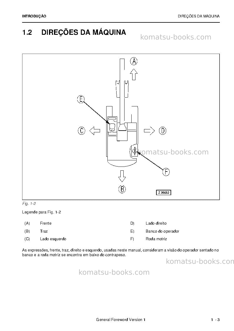 Komatsu pc5500-6deu Manual de operação capa Página 5