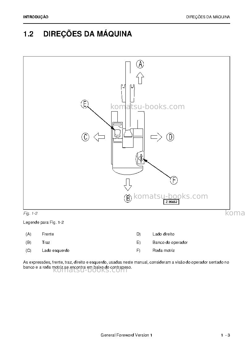 Komatsu pc5500e-6deu Manual de operação capa Página 5
