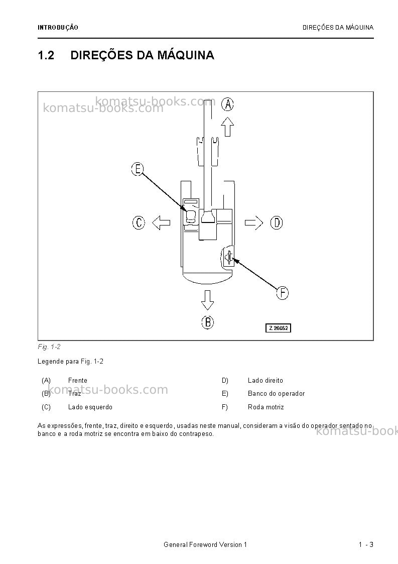 Komatsu pc5500e-6deu Manual de operação capa Página 5