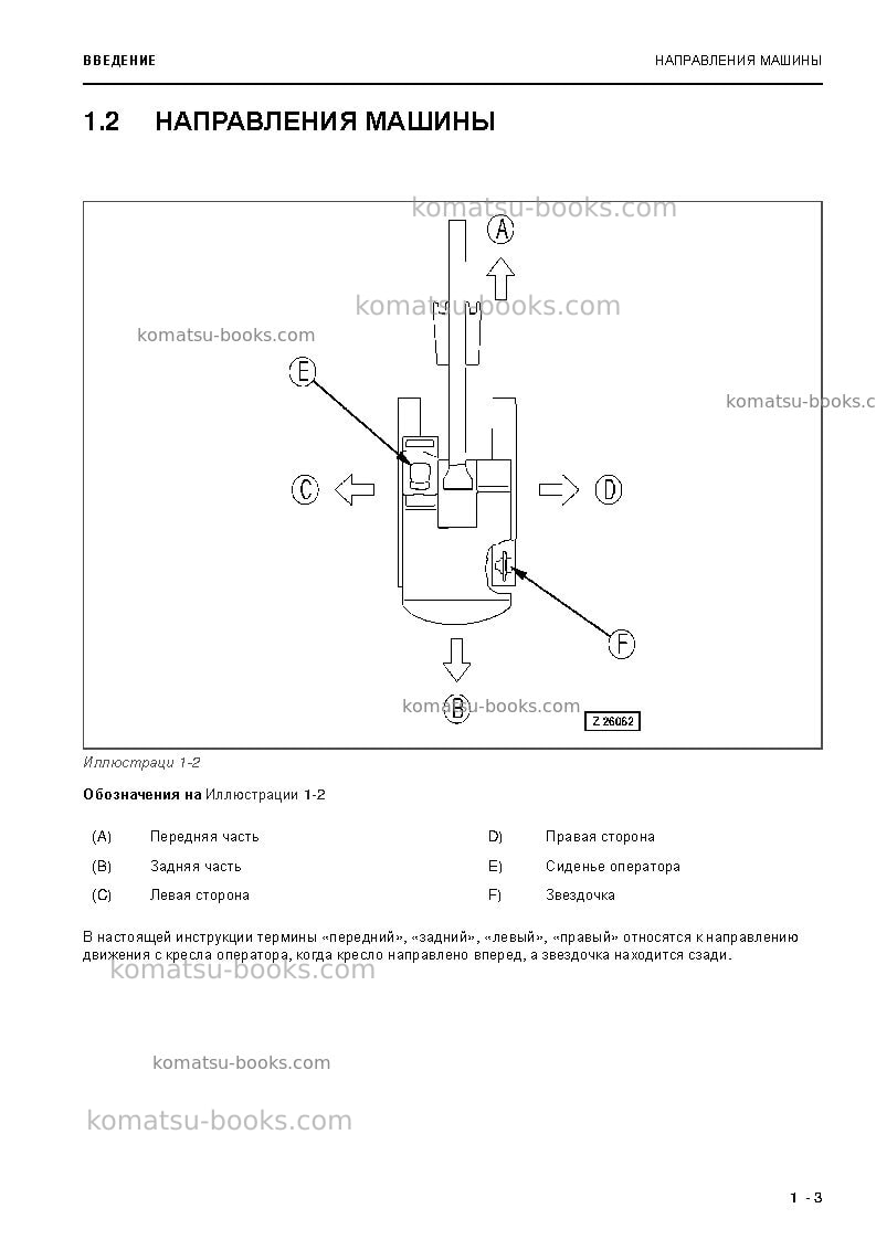 Komatsu pc3000-6deu Руководство по эксплуатации обложка Страница 5