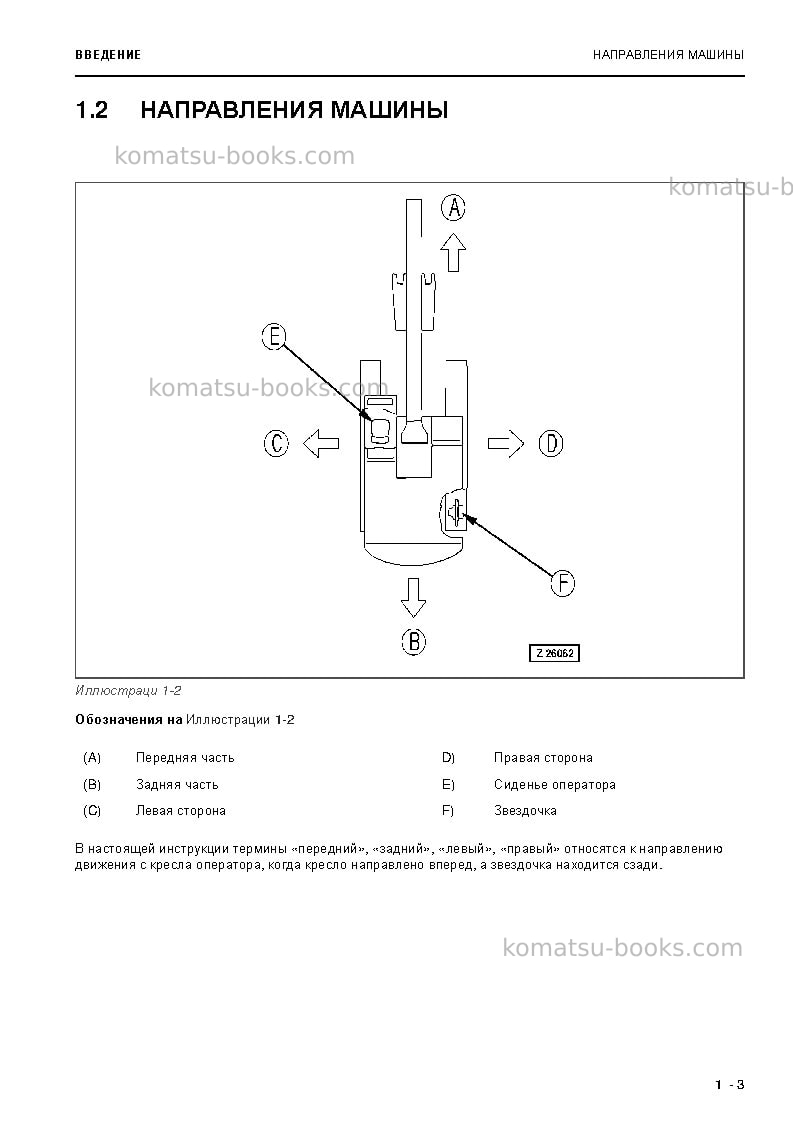 Komatsu pc3000-6deu Руководство по эксплуатации обложка Страница 5