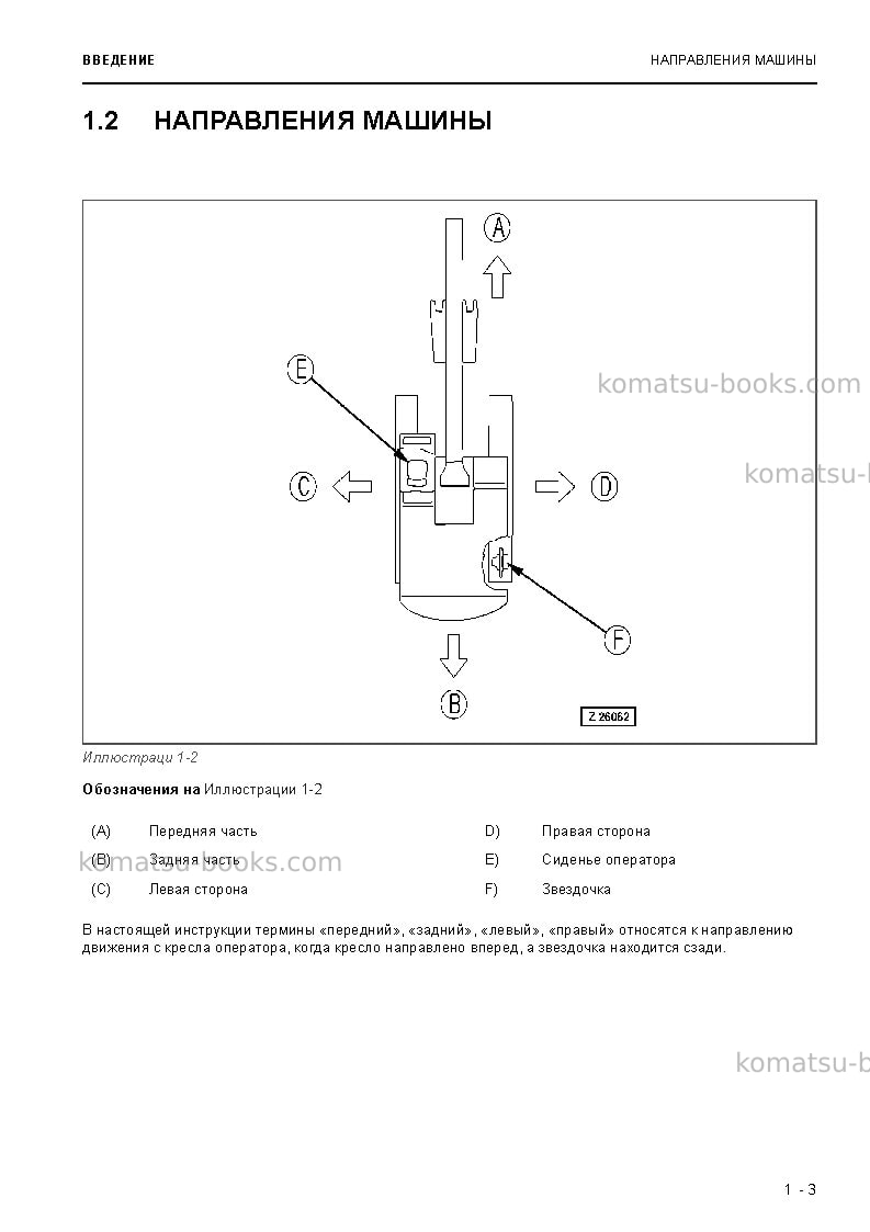 Komatsu pc3000-6deu Руководство по эксплуатации обложка Страница 5