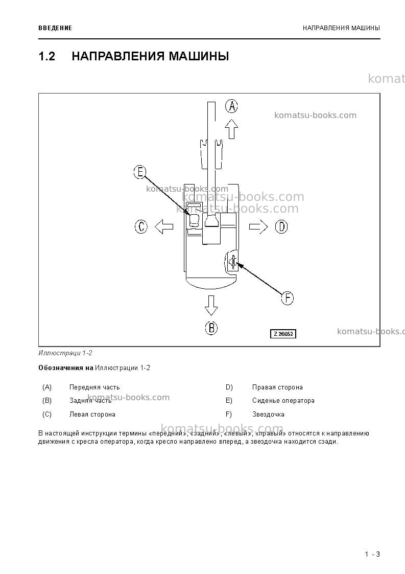 Komatsu pc3000-6deu Руководство по эксплуатации обложка Страница 5