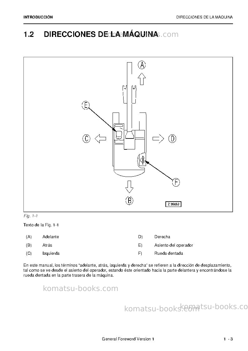 Komatsu pc8000-6deu Manual de operación cover Page 5 Komatsu pc8000-6deu Manual de operación cover Page 5
