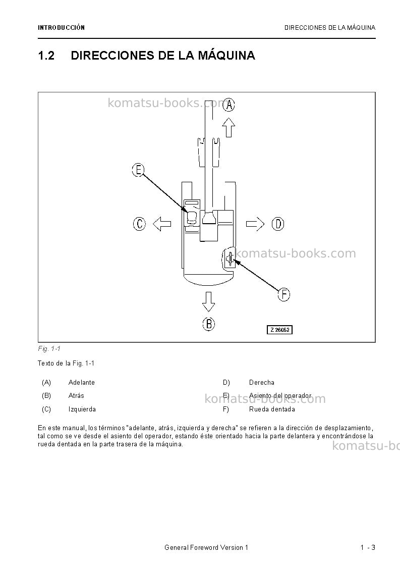 Komatsu pc8000-6deu Manual de operación cover Page 5 Komatsu pc8000-6deu Manual de operación cover Page 5