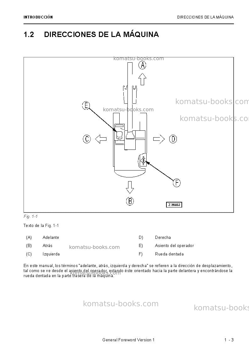Komatsu pc8000e-6deu Manual de operación cover Page 5