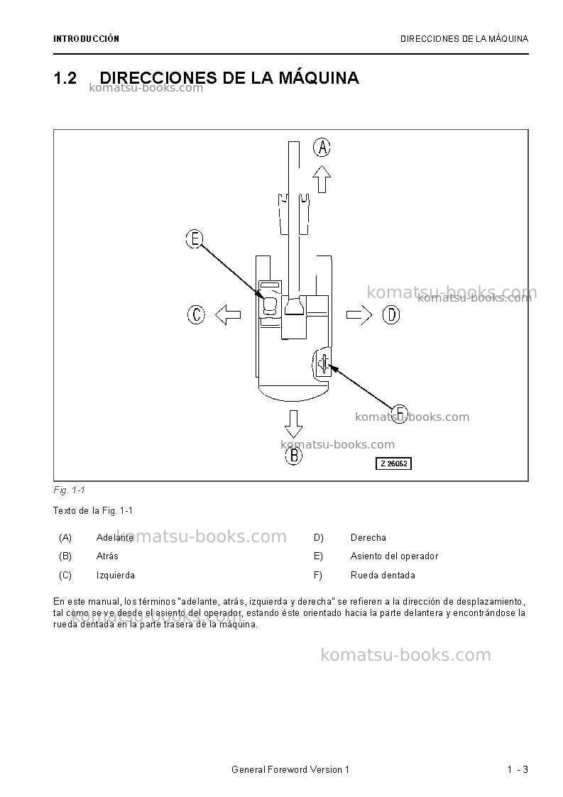 Komatsu pc4000-6deu Manual de operación cover Page 5 Komatsu pc4000-6deu Manual de operación cover Page 5
