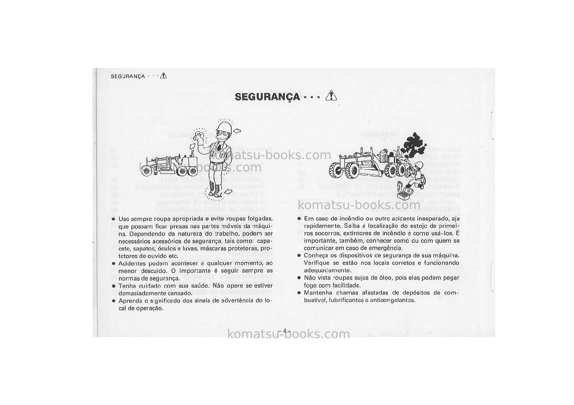 Komatsu gd523r-1jpn Manual de operação capa Página 5