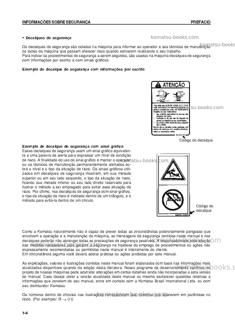 Komatsu d275ax-5jpn Manual de operação capa Página 5