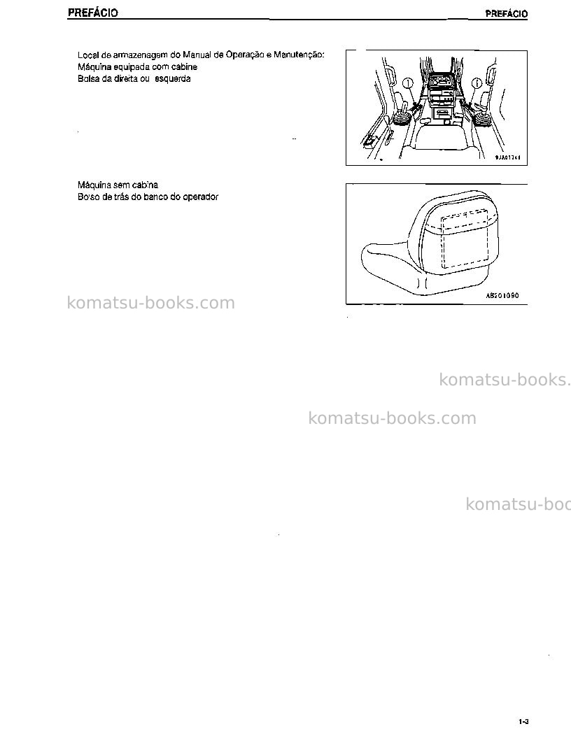 Komatsu d61px-12bra Manual de operação capa Página 5 Komatsu d61px-12bra Manual de operação capa Página 5