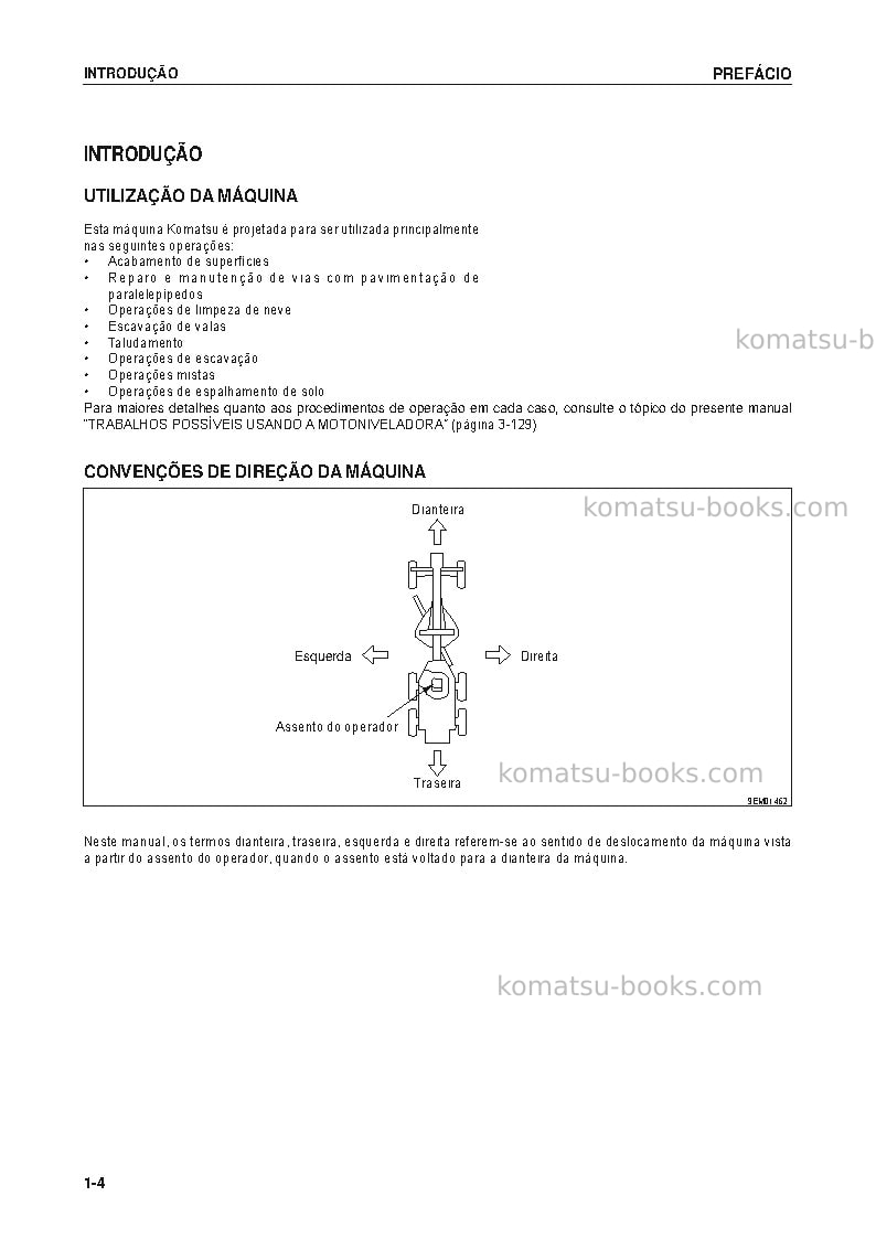 Komatsu gd655-5bbra Manual de operação capa Página 5