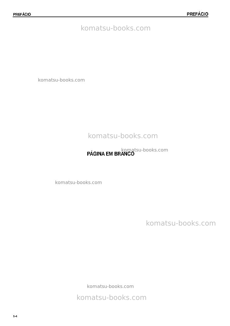 Komatsu d61ex-15bra Manual de operação capa Página 5 Komatsu d61ex-15bra Manual de operação capa Página 5