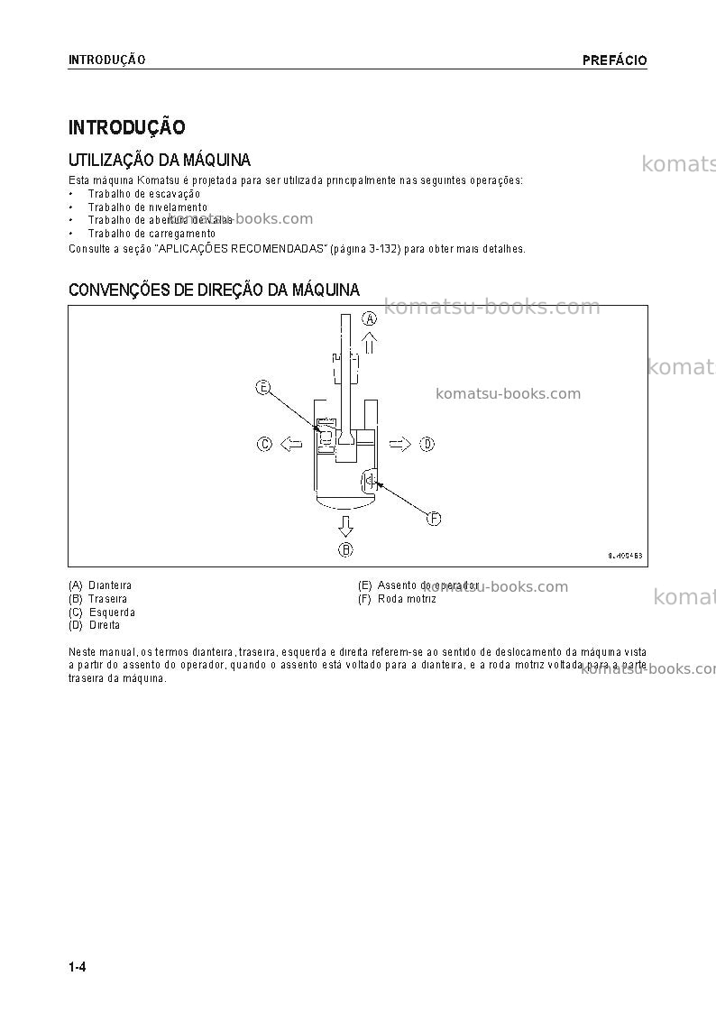 Komatsu pc1250lc-8jpn Manual de operação capa Página 5