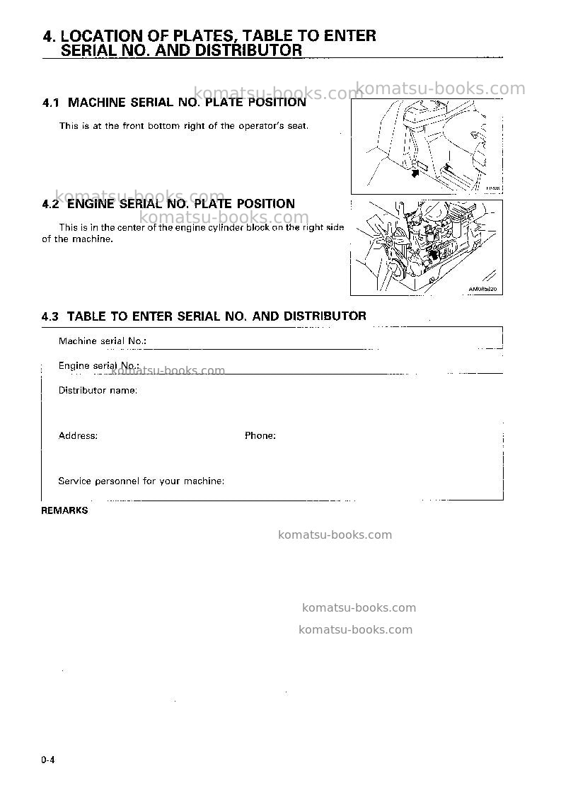 Komatsu d85ess-2idn Operation manual cover Page 5 Komatsu d85ess-2idn Operation manual cover Page 5