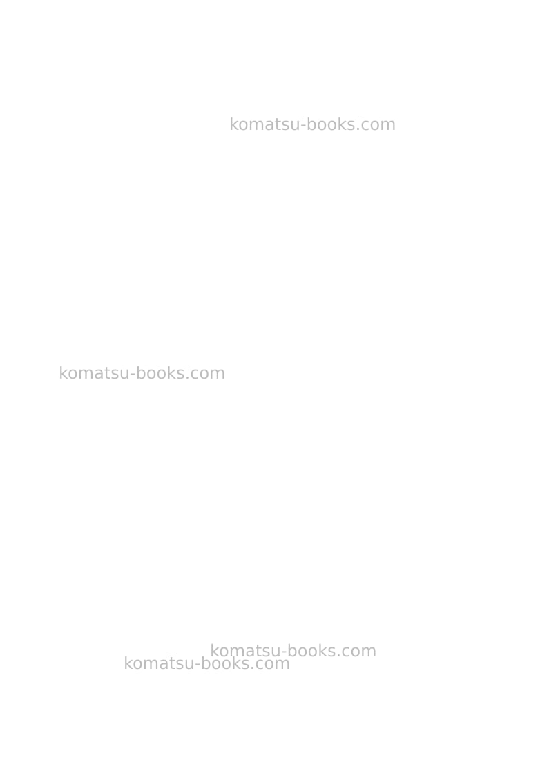 Komatsu 515ch Operation manual cover Page 5 Komatsu 515ch Operation manual cover Page 5