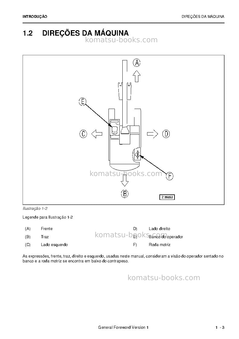 Komatsu pc4000-6deu Manual de operação capa Página 5 Komatsu pc4000-6deu Manual de operação capa Página 5