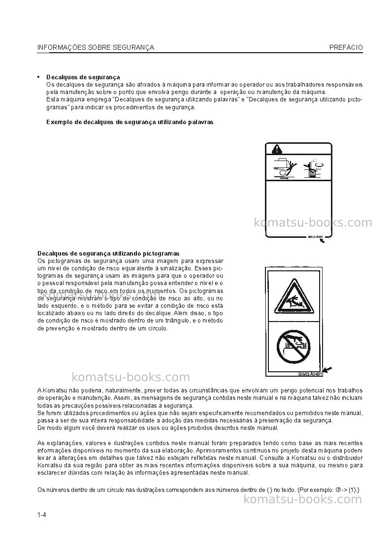 Komatsu pc228us-3jpn-e0 Manual de operação capa Página 5