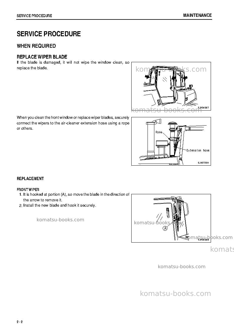 Komatsu d85ex-15jpn-for turkmenistan Operation manual cover Page 5 Komatsu d85ex-15jpn-for turkmenistan Operation manual cover Page 5