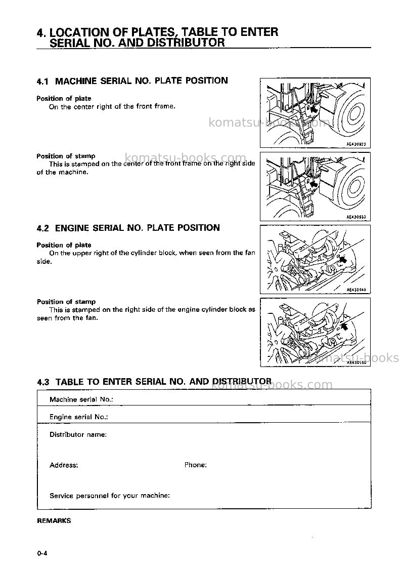 Komatsu wa380-3jpn Operation manual cover Page 5 Komatsu wa380-3jpn Operation manual cover Page 5