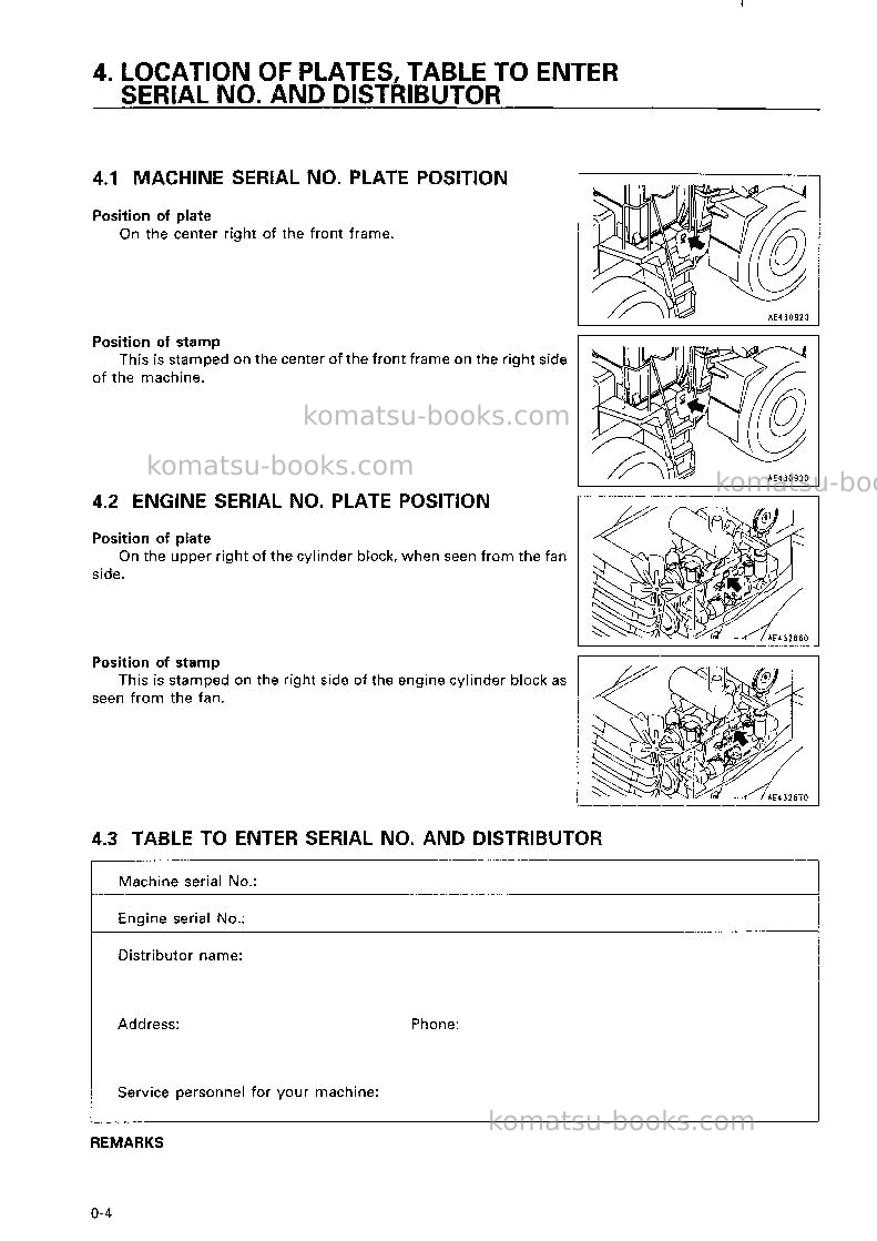 Komatsu wa470-3jpn Operation manual cover Page 5 Komatsu wa470-3jpn Operation manual cover Page 5