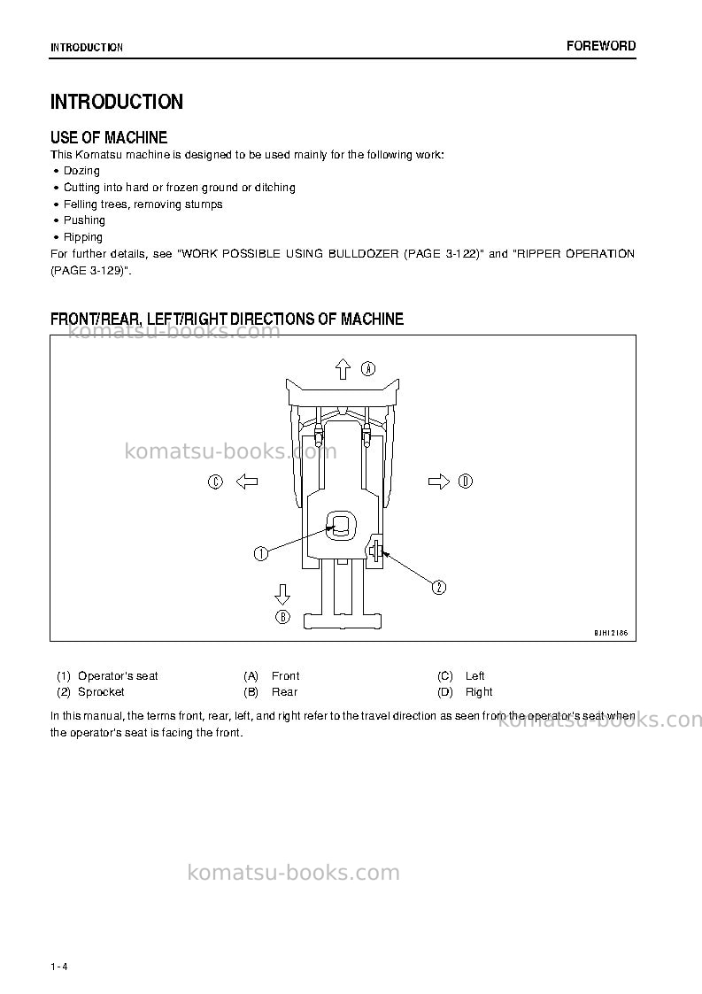 Komatsu d275ax-5jpn-tier3 Operation manual cover Page 5 Komatsu d275ax-5jpn-tier3 Operation manual cover Page 5