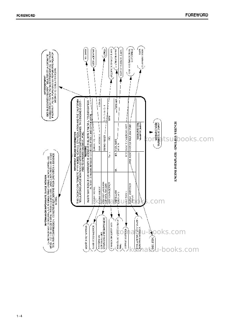 Komatsu d355c-3jpn--50c degree, hydraulic winch spec. Operation manual cover Page 5 Komatsu d355c-3jpn--50c degree, hydraulic winch spec. Operation manual cover Page 5