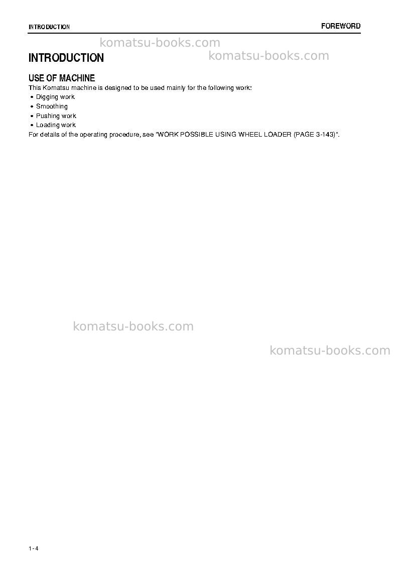 Komatsu wa470-6jpn-all safety labels are pictorial Operation manual cover Page 5