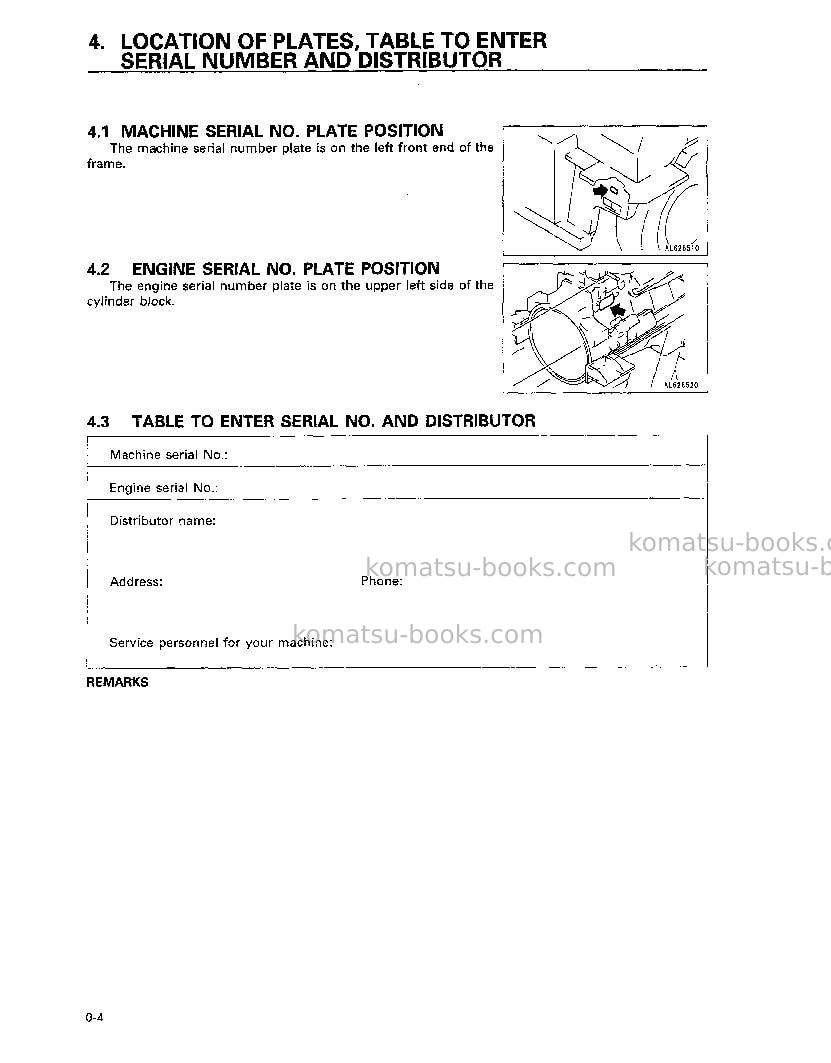 Komatsu hd325-6jpn Operation manual cover Page 5