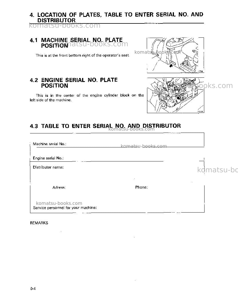 Komatsu d65e-12jpn Operation manual cover Page 5 Komatsu d65e-12jpn Operation manual cover Page 5
