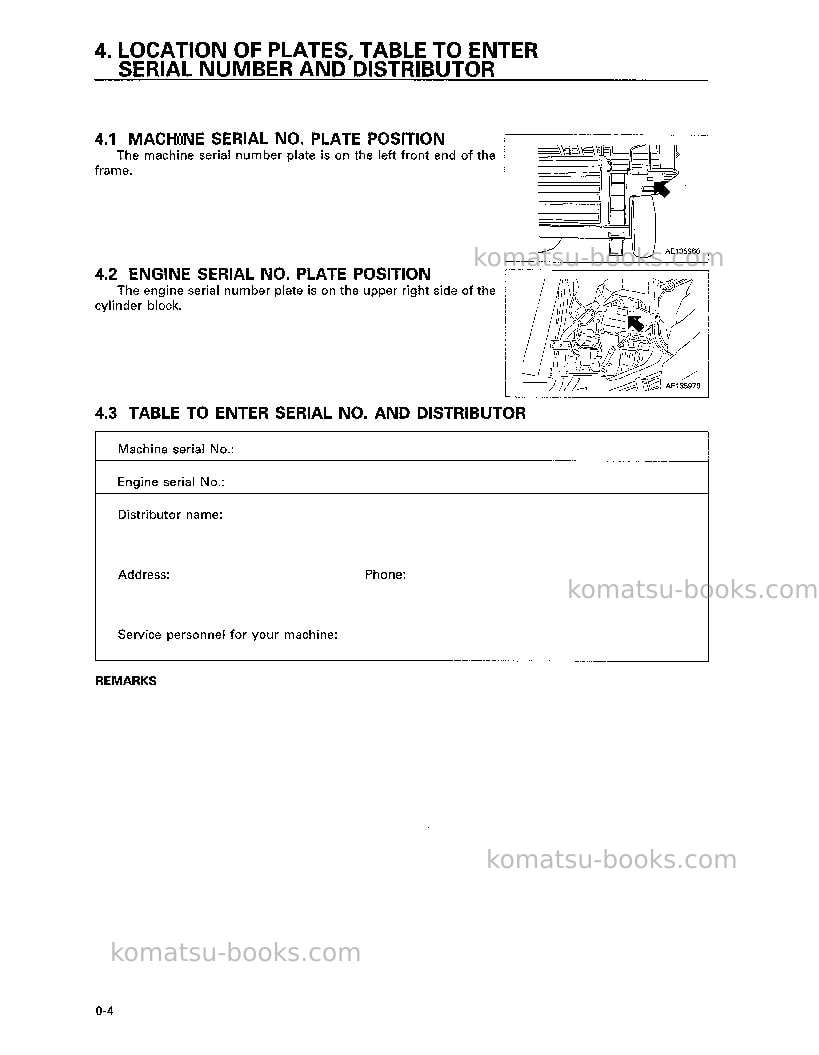 Komatsu hd785-3jpn Operation manual cover Page 5