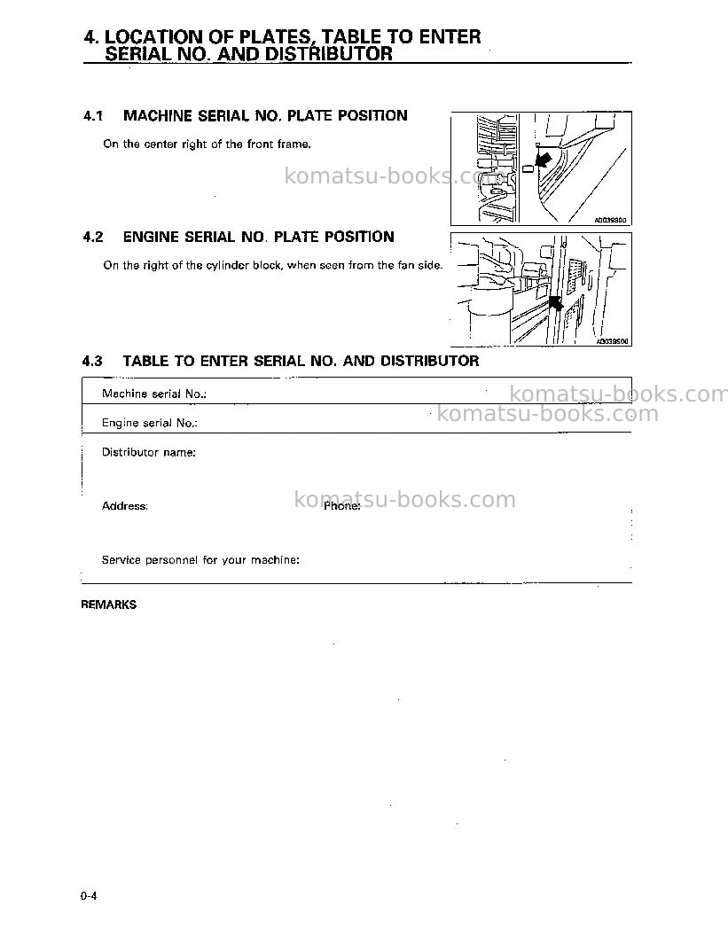 Komatsu wa800-2jpn Operation manual cover Page 5 Komatsu wa800-2jpn Operation manual cover Page 5