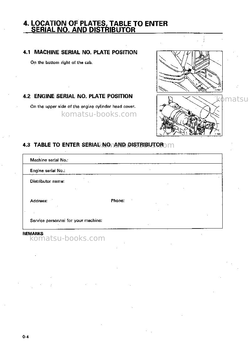 Komatsu pc50uu-2jpn Operation manual cover Page 5 Komatsu pc50uu-2jpn Operation manual cover Page 5