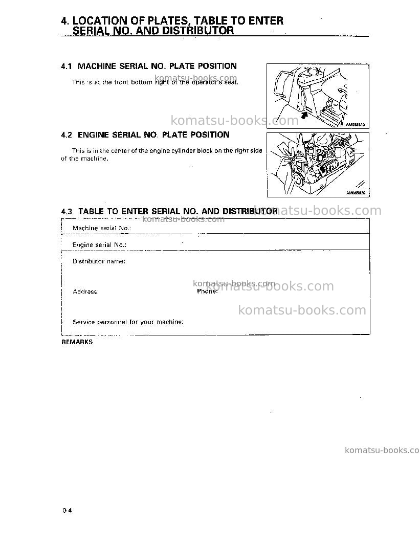 Komatsu d65e-12jpn Operation manual cover Page 5 Komatsu d65e-12jpn Operation manual cover Page 5