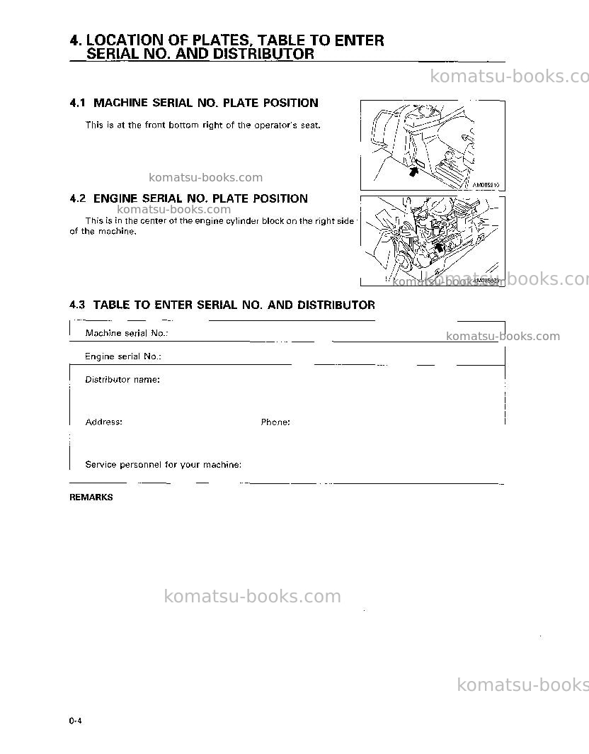 Komatsu d65ex-12jpn Operation manual cover Page 5 Komatsu d65ex-12jpn Operation manual cover Page 5