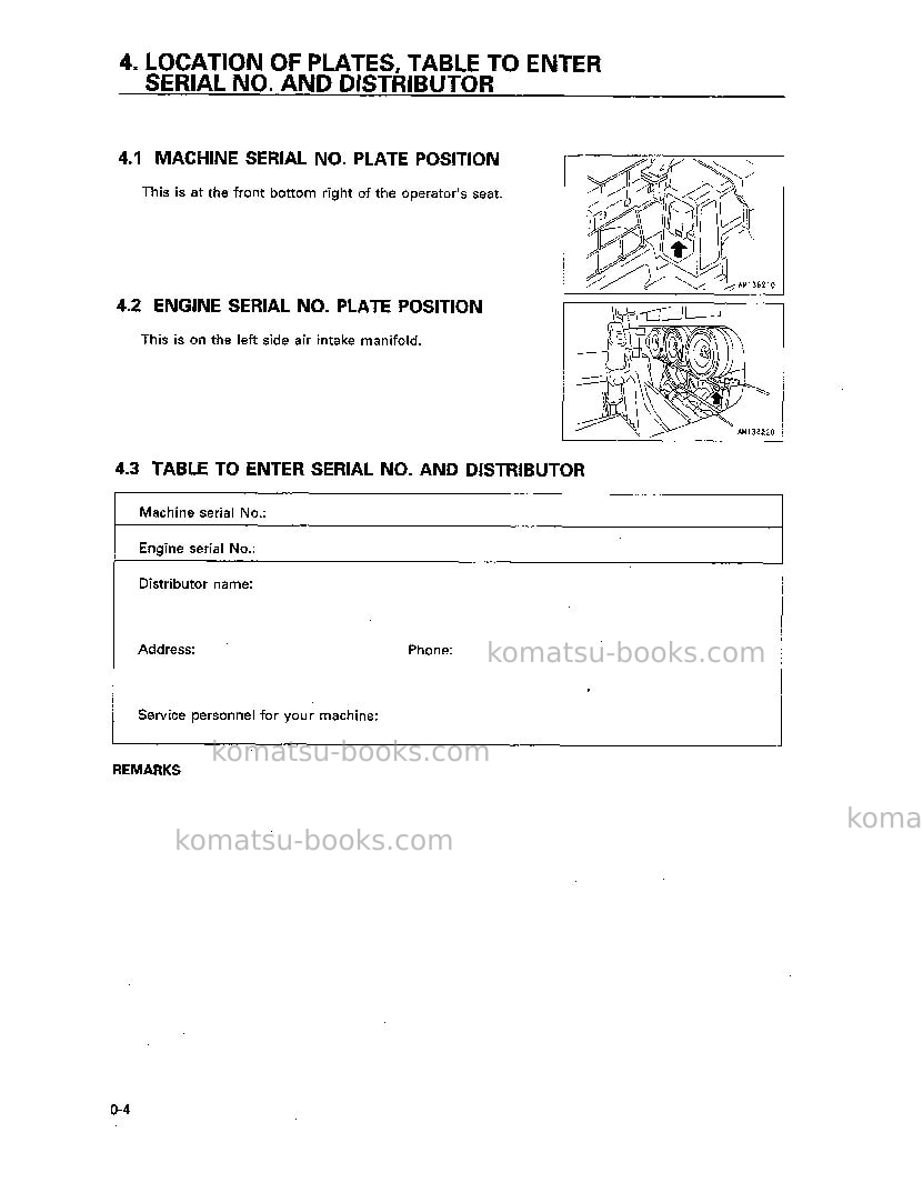 Komatsu d575a-2jpn-super dozer Operation manual cover Page 5 Komatsu d575a-2jpn-super dozer Operation manual cover Page 5