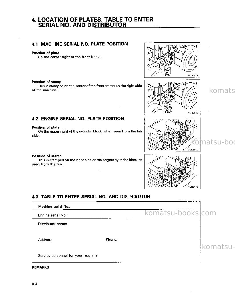 Komatsu wa450l-3jpn Operation manual cover Page 5 Komatsu wa450l-3jpn Operation manual cover Page 5