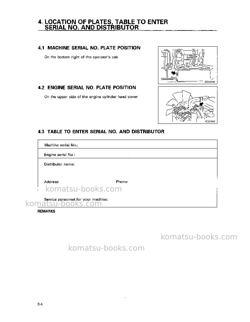 Komatsu pc228uslc-1jpn Operation manual cover Page 5 Komatsu pc228uslc-1jpn Operation manual cover Page 5