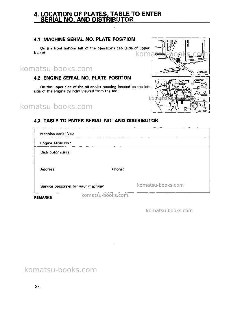 Komatsu pc1800-6jpn Operation manual cover Page 5 Komatsu pc1800-6jpn Operation manual cover Page 5