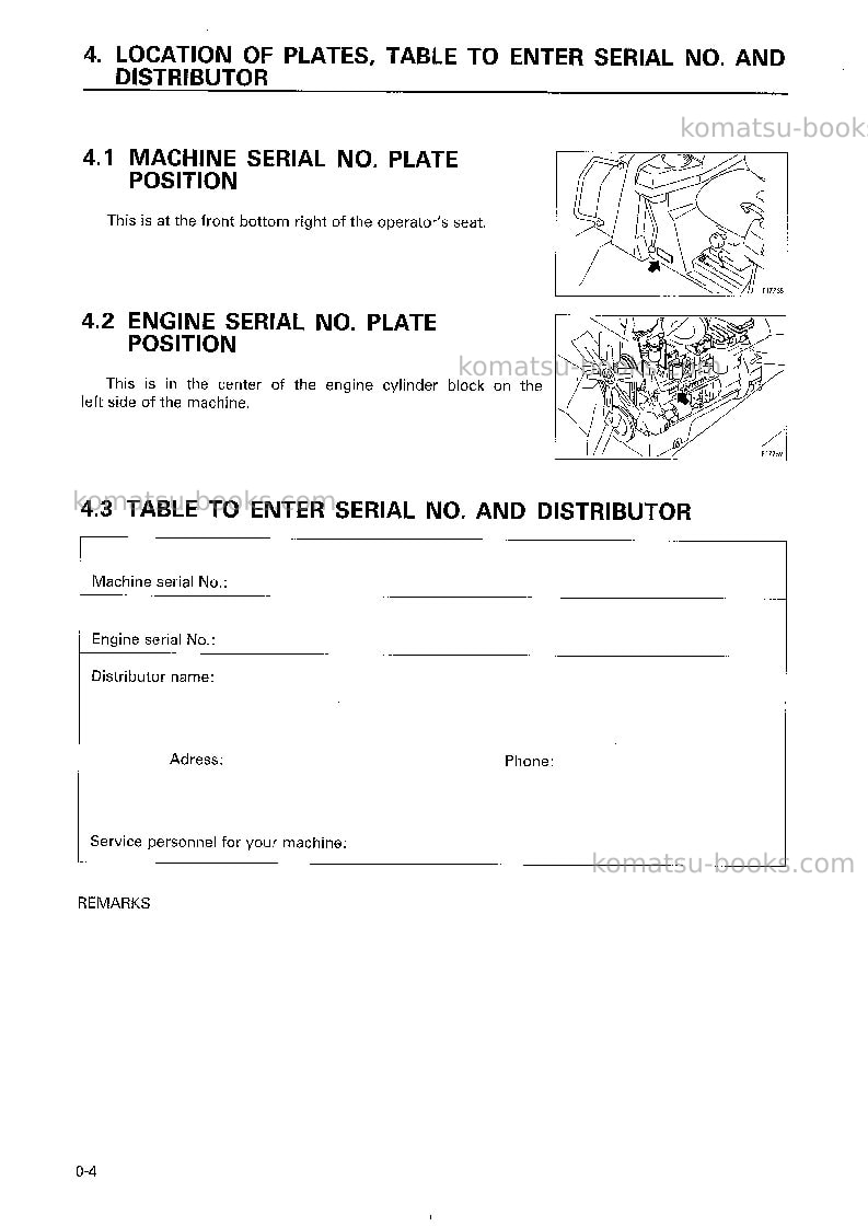 Komatsu d85ess-2jpn-a Operation manual cover Page 5