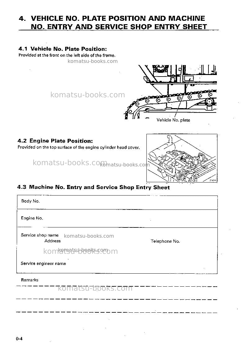 Komatsu br200-1jpn Operation manual cover Page 5 Komatsu br200-1jpn Operation manual cover Page 5