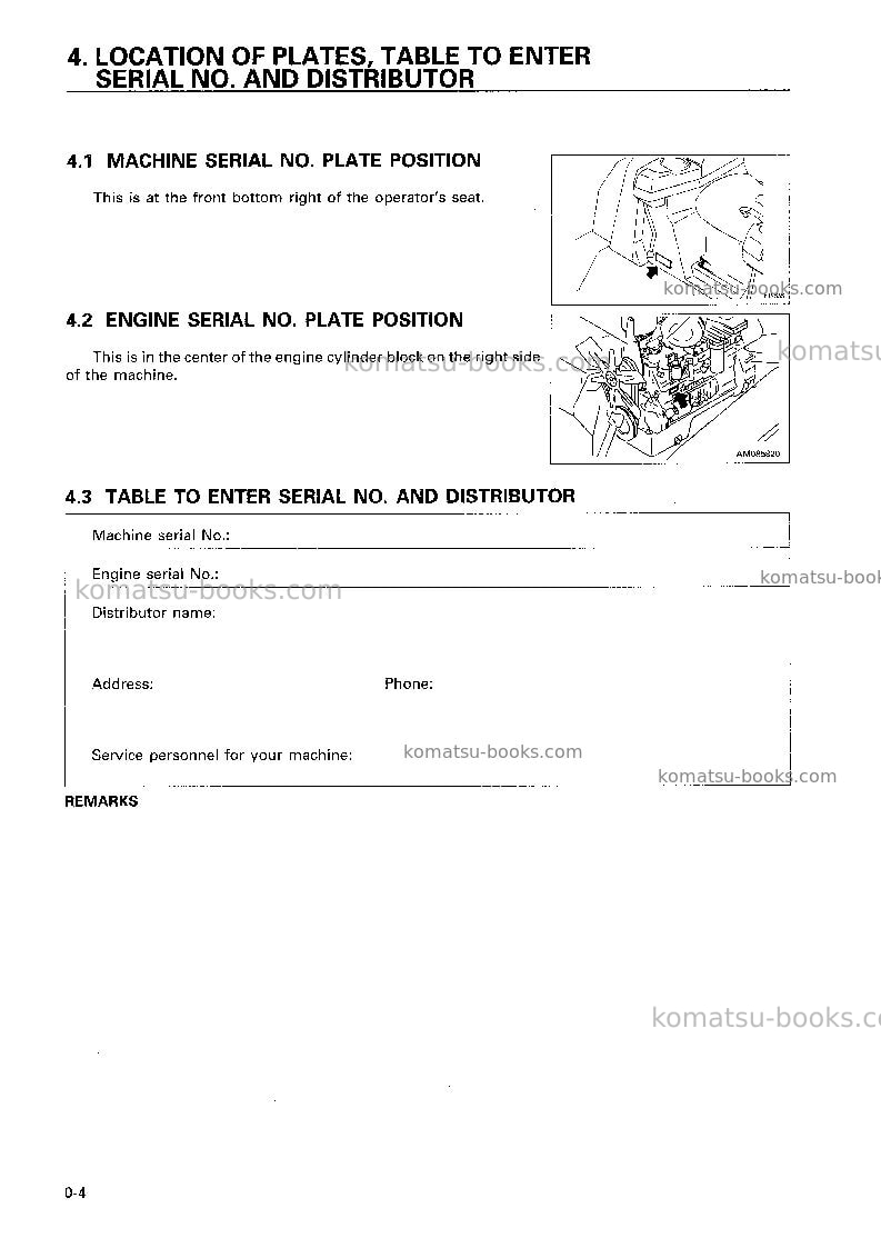 Komatsu d85ess-2jpn Operation manual cover Page 5 Komatsu d85ess-2jpn Operation manual cover Page 5