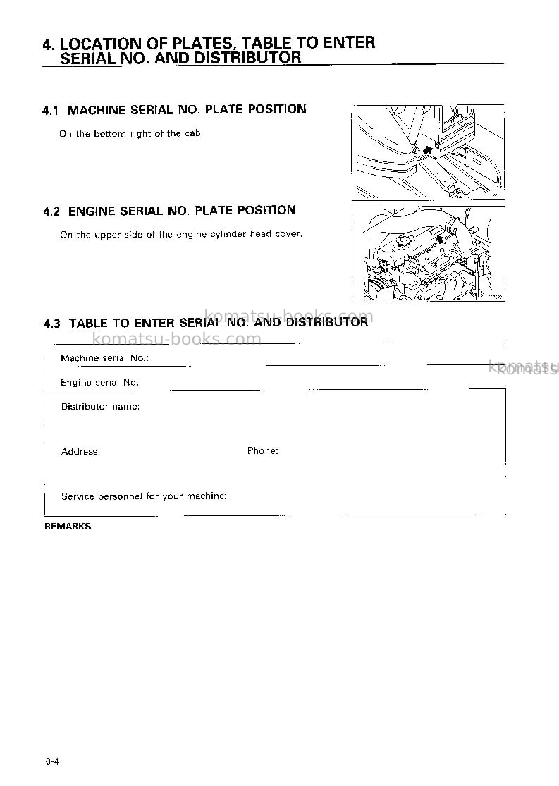 Komatsu pc75uu-2jpn Operation manual cover Page 5 Komatsu pc75uu-2jpn Operation manual cover Page 5