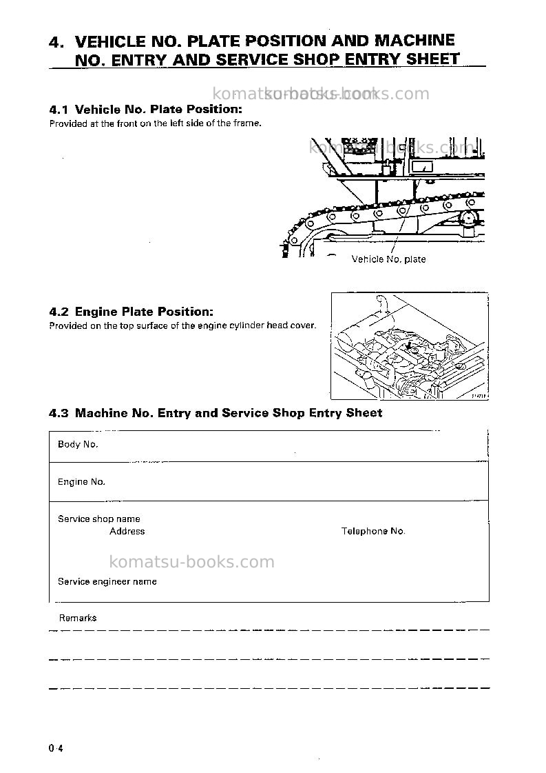 Komatsu br200j-1jpn-for korea Operation manual cover Page 5 Komatsu br200j-1jpn-for korea Operation manual cover Page 5
