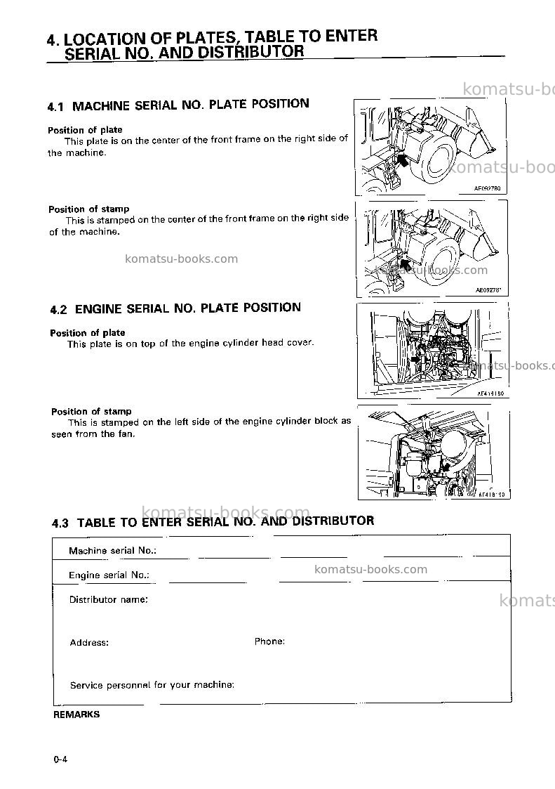 Komatsu wa120-3jpn Operation manual cover Page 5 Komatsu wa120-3jpn Operation manual cover Page 5